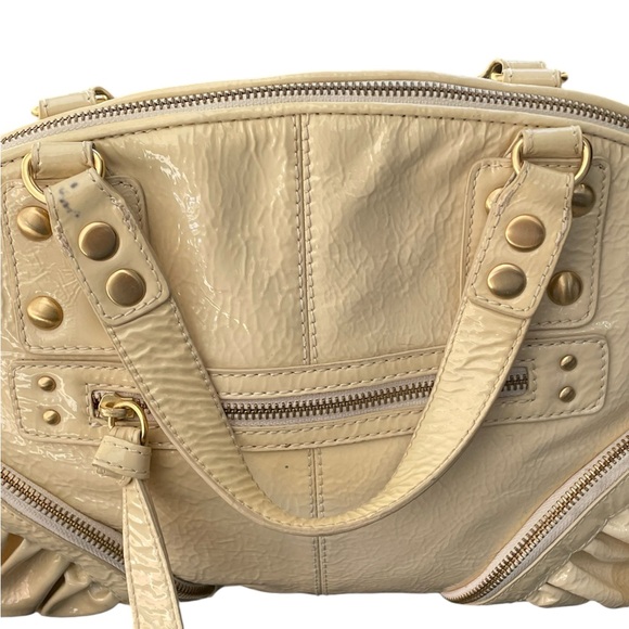 Women’s Isabella Fiore Patent Leather Hand Studded  Bag - Picture 3 of 7